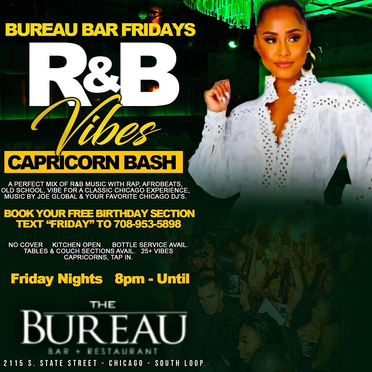 BUREAU BAR FRIDAYS R&B VIBES