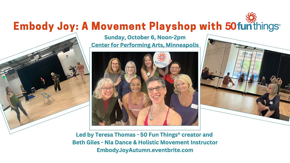 Playshop Party: Embody Joy with 50 Fun Things\u00ae  - Minneapolis, MN