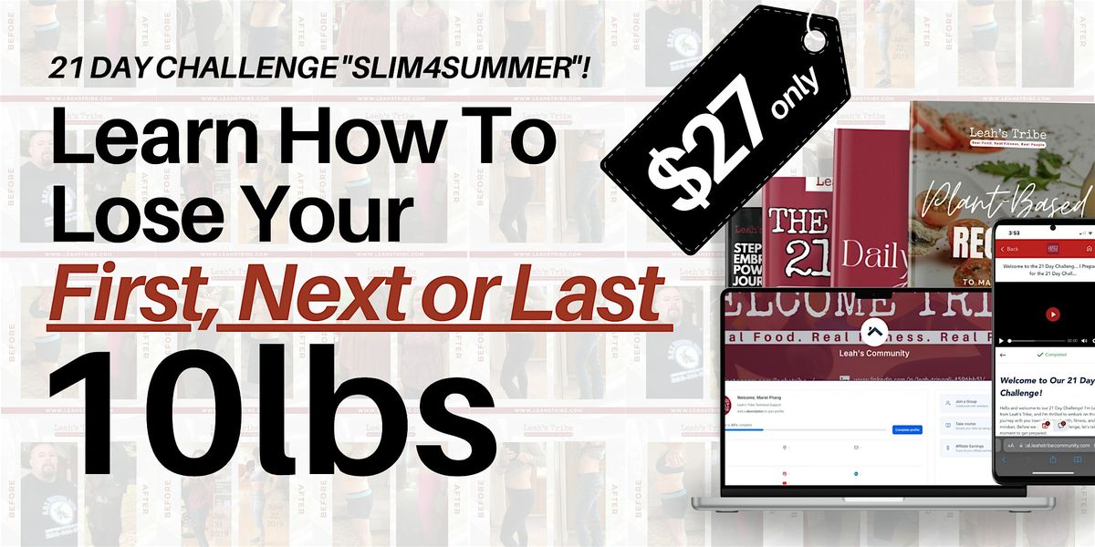 Learn How To Lose Your First, Next or Last 10lbs