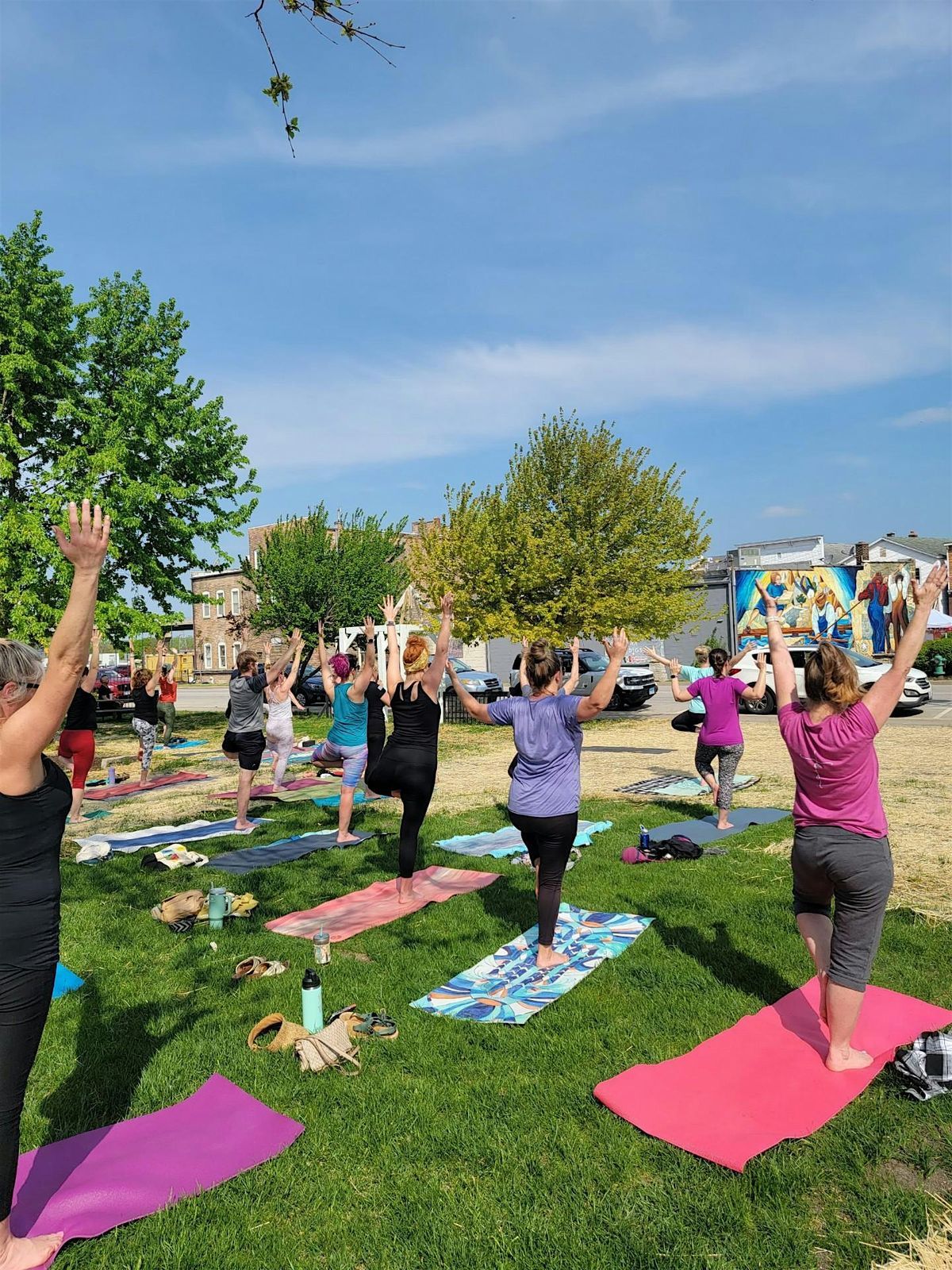 Free Outdoor Yoga with Nicole Schneider at Fall on Canal