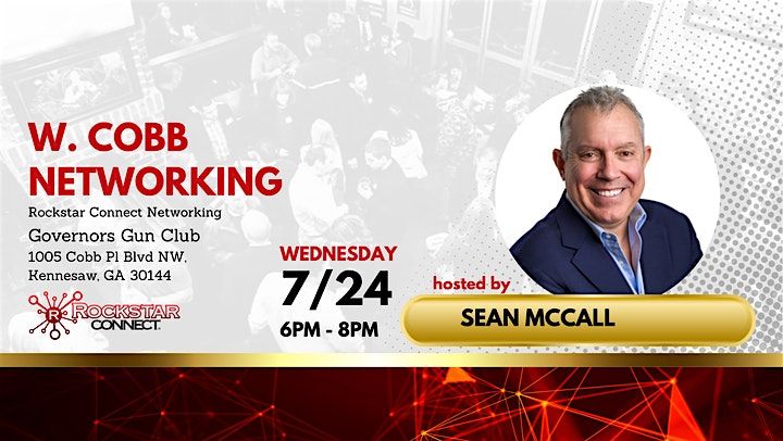 Free W. Cobb Rockstar Connect Networking Event (July, GA)