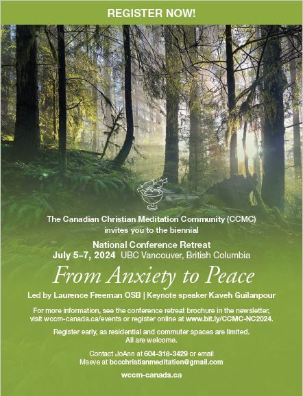Canadian Christian Meditation Community National Conference Retreat