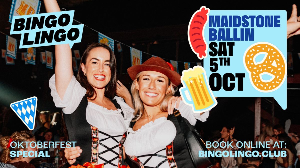 BINGO LINGO - Oktoberfest Special - Maidstone 