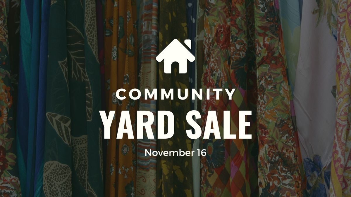 Community Yard Sale