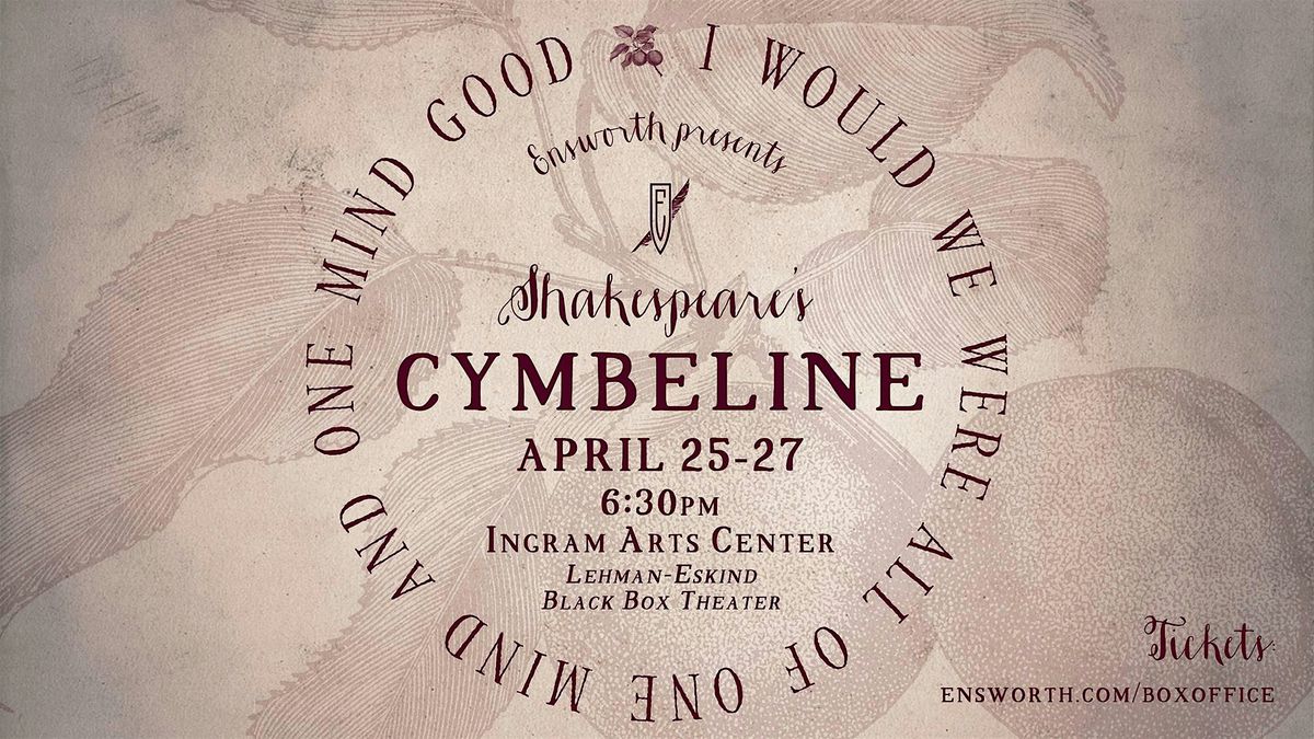 2024 Spring Play: Shakespeare's Cymbeline