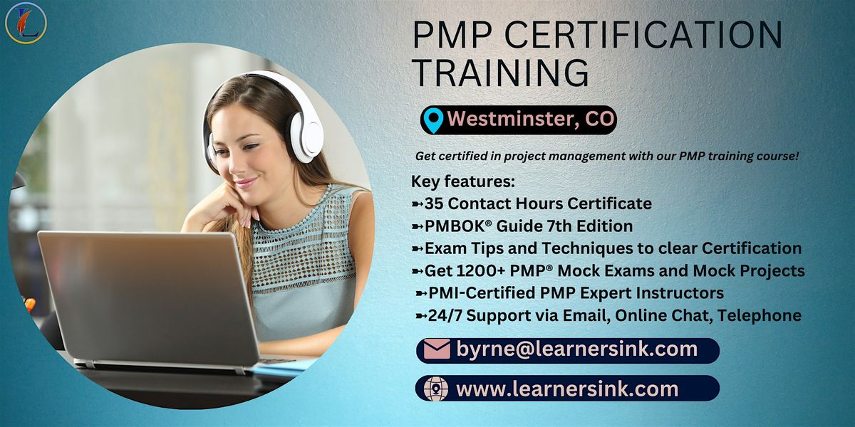 PMP Exam Preparation Training Classroom Course in Westminster, CO