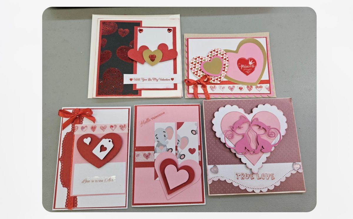 Valentine Card Class 