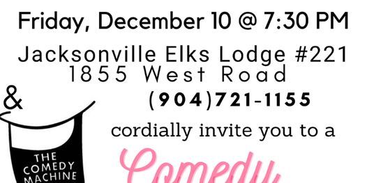 Comedy Extravaganza with Andy Kern and Steven Briggs at Jacksonville Elks