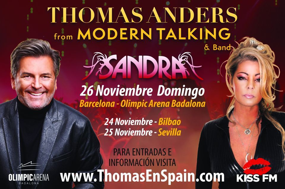 GIRA 2023 DE THOMAS ANDERS DE MODERN TALKING Y SANDRA