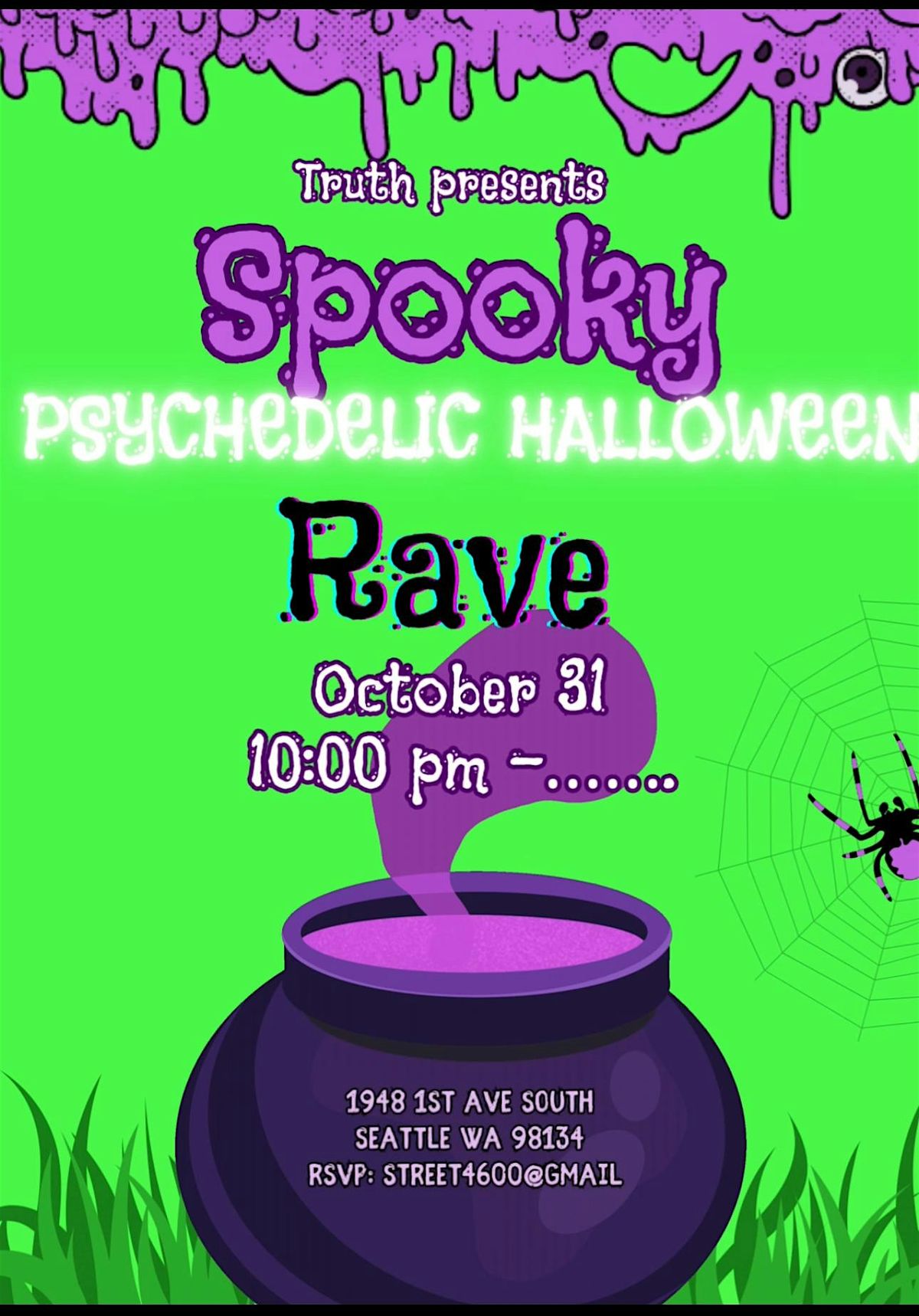 Psychedelic Halloween Rave