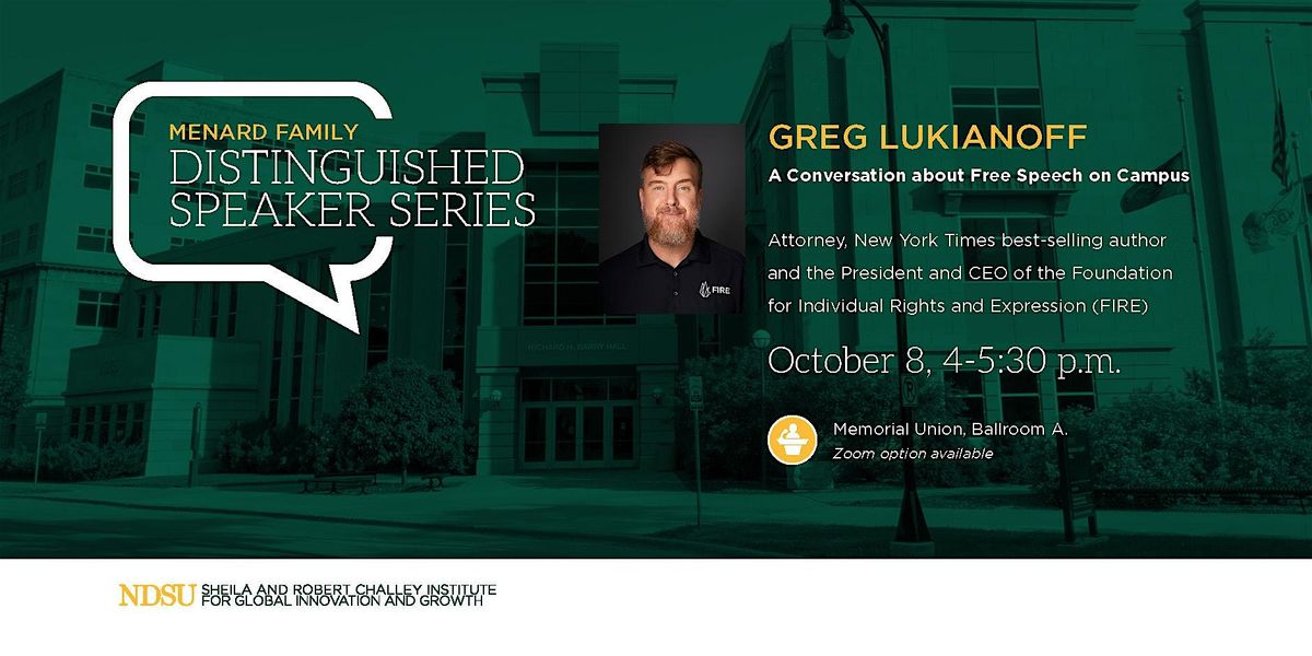 A Conversation with Greg Lukianoff | The Academic Freedom Crisis on Campus