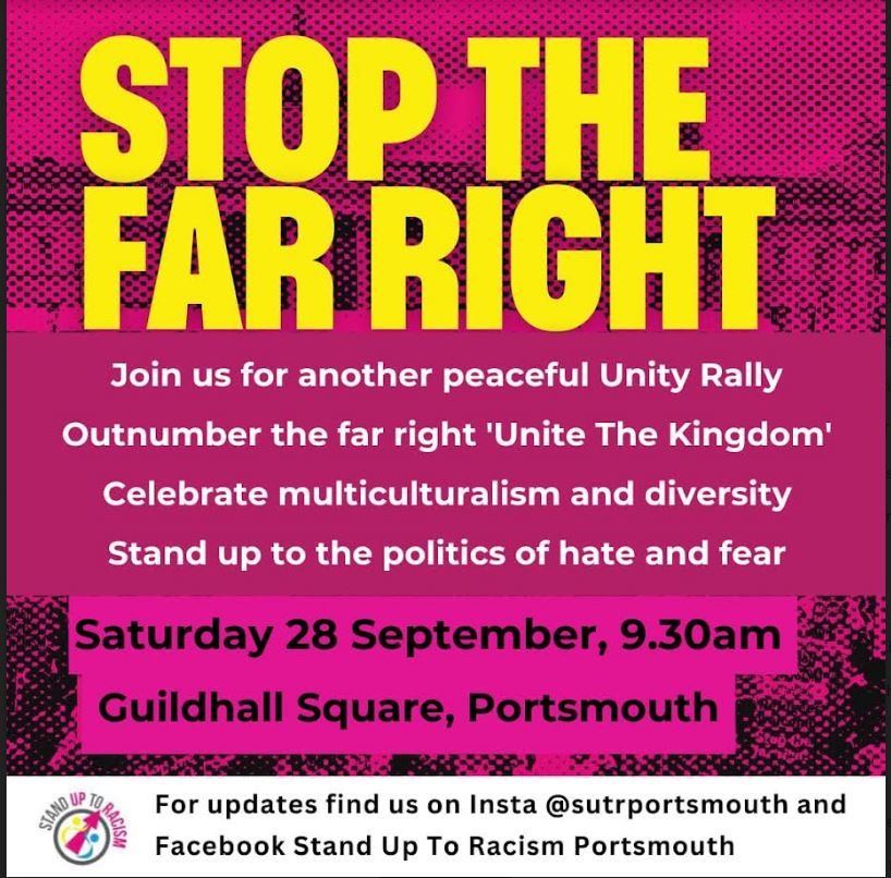 Stop the Far Right. Unity Rally.