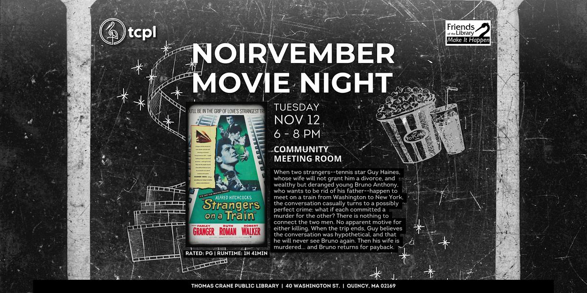 NoirVember Movie Night: Strangers on a Train