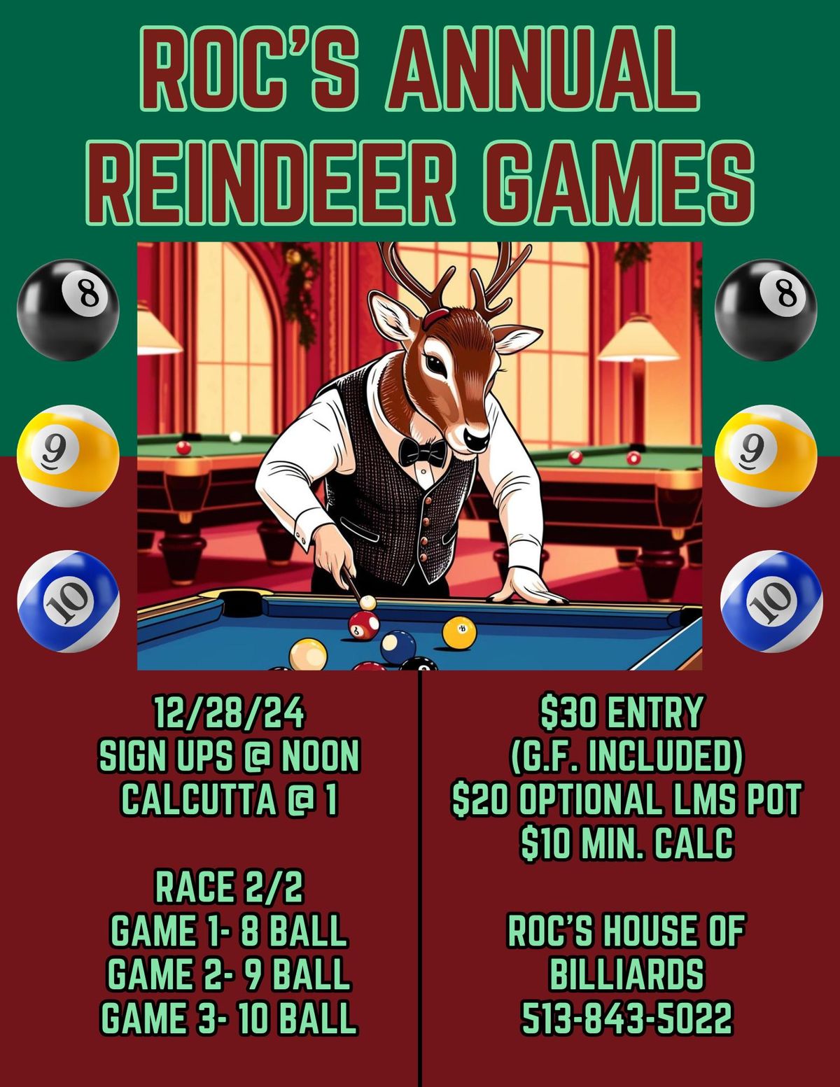 Roc's Annual Reindeer Games