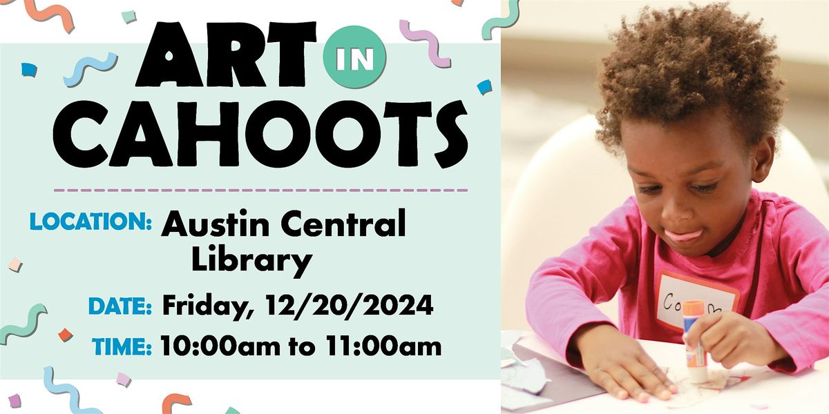 Art in Cahoots @ Central Library - December 2024