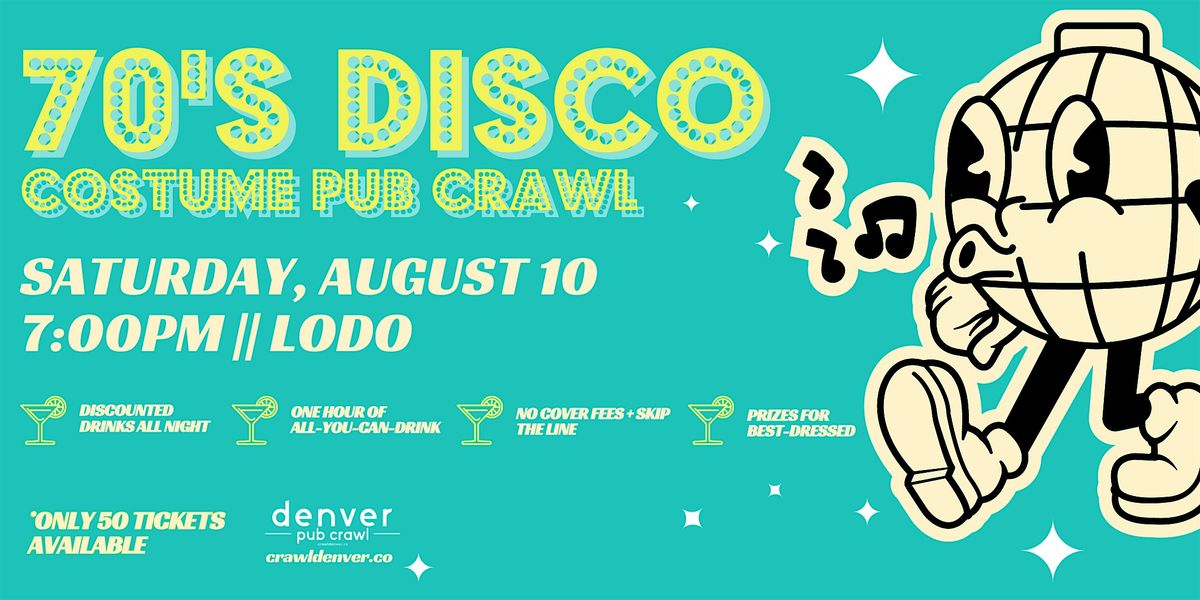 70s Disco Themed Costume Bar Crawl