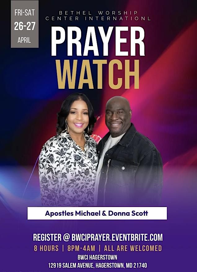 BWCI 8 Hour Prayer Watch | April 26-27