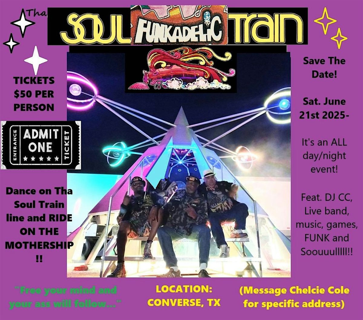 ALL ABOARD! Tha Soul Funkadelic Train!