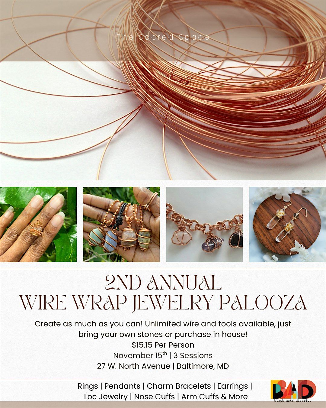 2nd Annual Wire Wrap Jewelry Palooza
