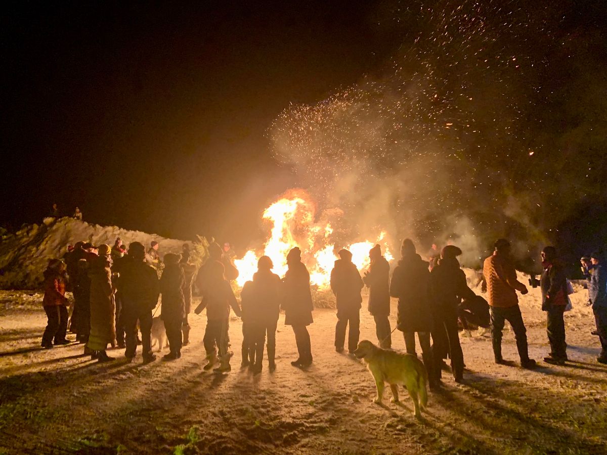 Christmas Tree Bonfire