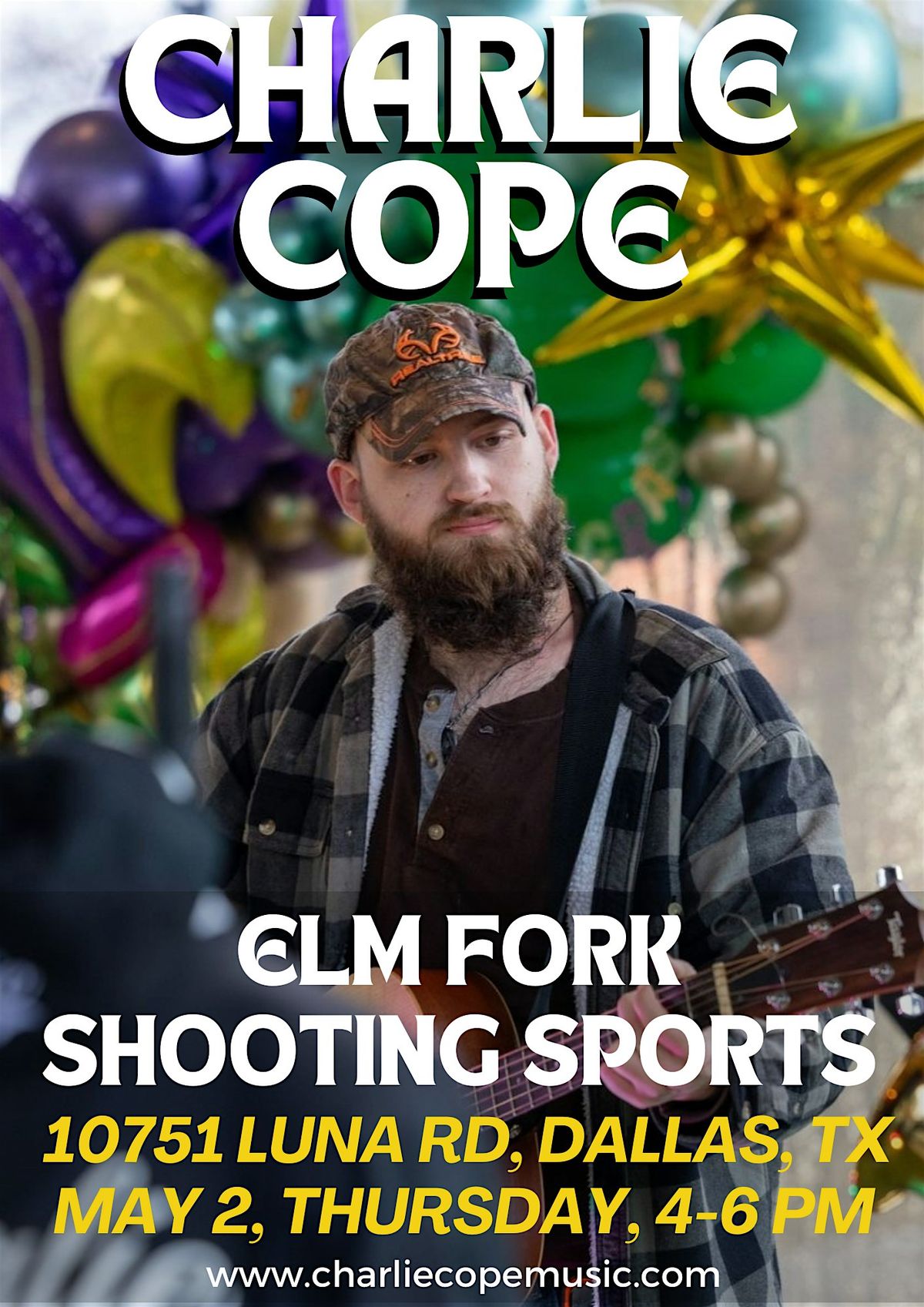 Charlie Cope Live & Acoustic @ Elm Fork Shooting Sports