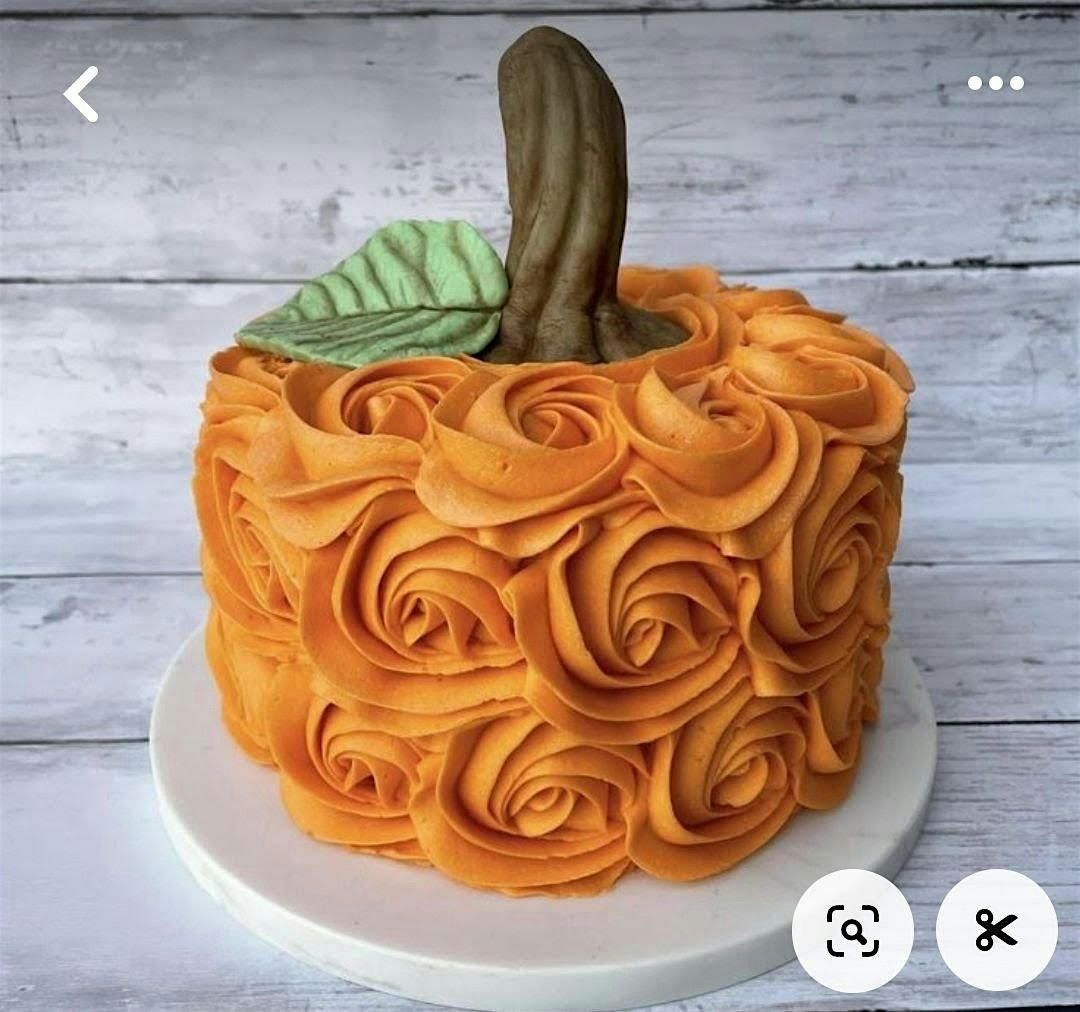 Pumpkin Perfection: Rosette Cake Magic