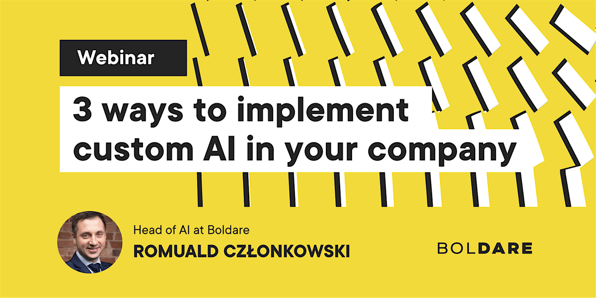 3 ways to implement custom AI in your company