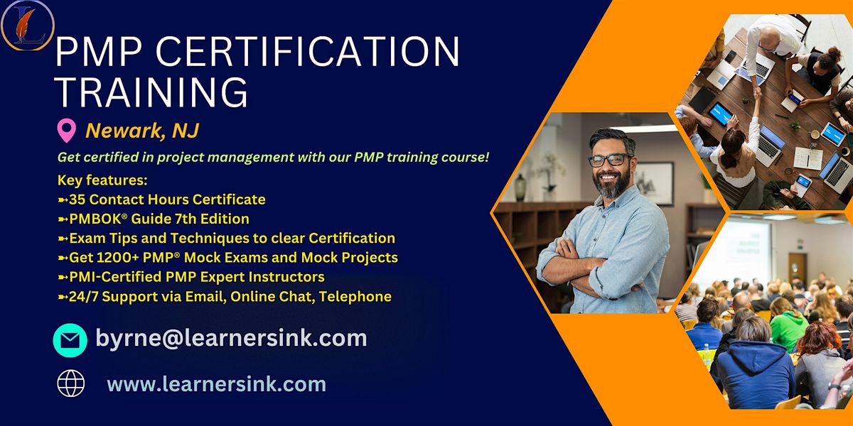 4 Day PMP Training Bootcamp in Newark, NJ