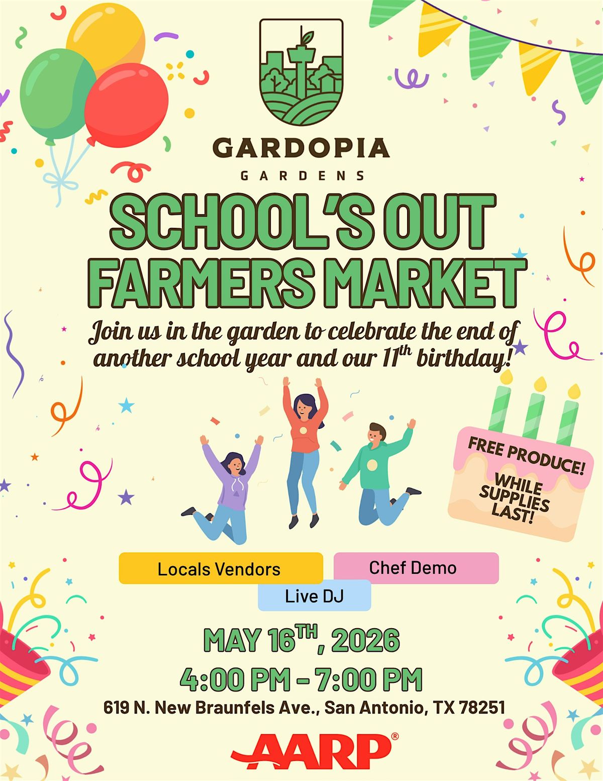 School's Out Farmers Market
