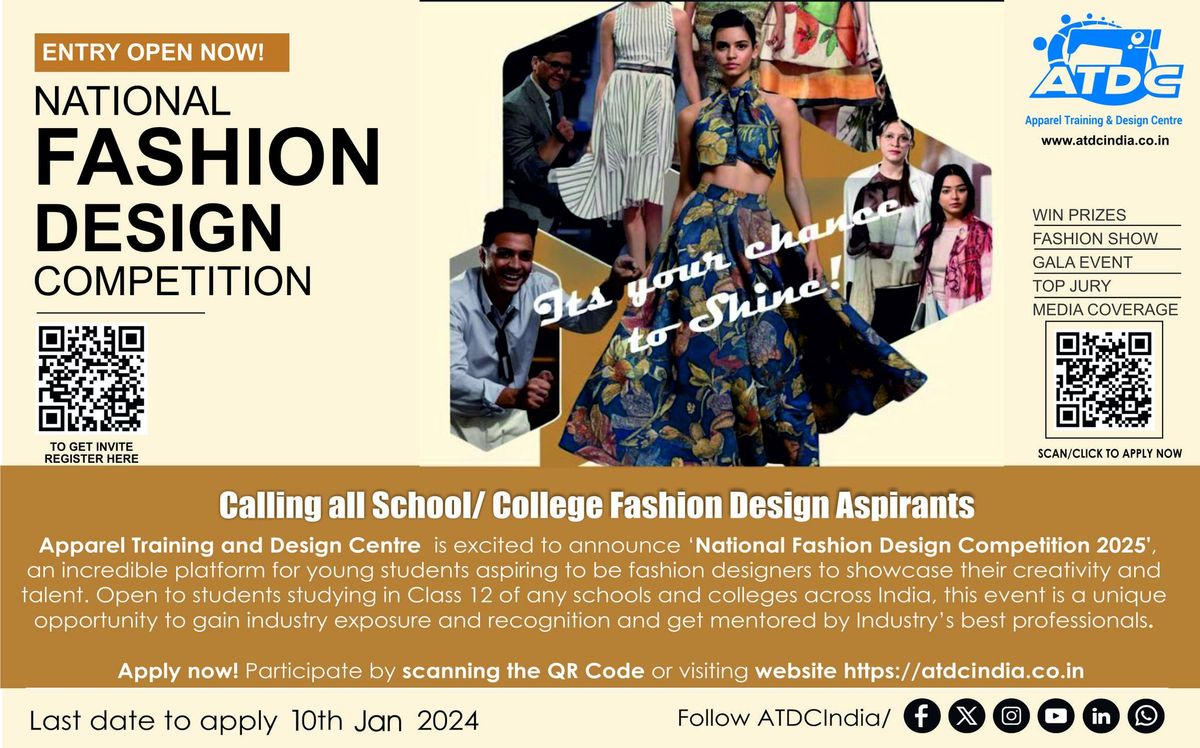 ATDC National Fashion Design Competition 2025