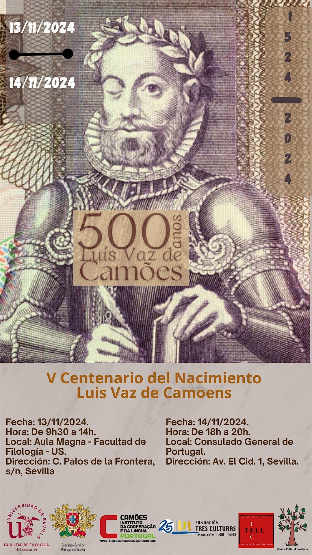 Participamos en el V Centenario del nacimiento de Luis de Camoens