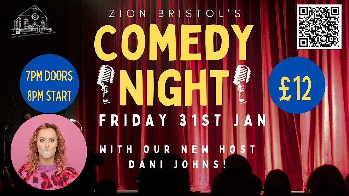 31st Jan COMEDY NIGHT at Zion