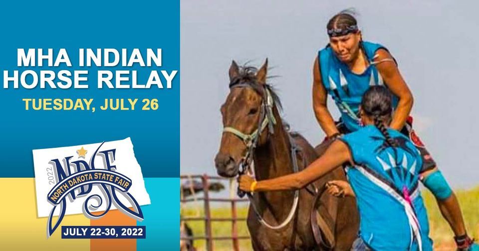 MHA Indian Horse Relay, North Dakota State Fair, Minot, 26 July 2022