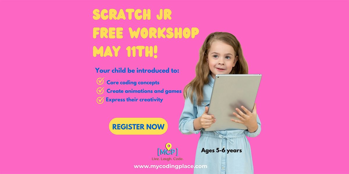 FREE Scratch Jr Workshop May 11th For Young Coders!