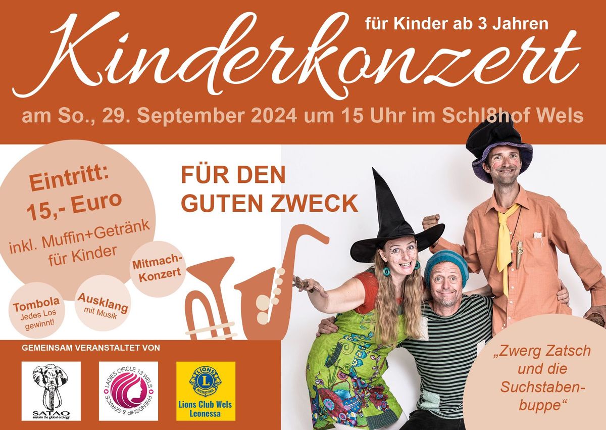 Kinderkonzert I Zwerg Zatsch und die Suchstabenbuppe