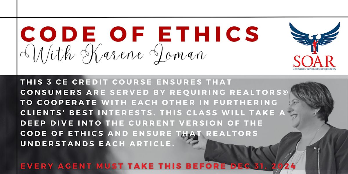 NAR Code of Ethics - In Person