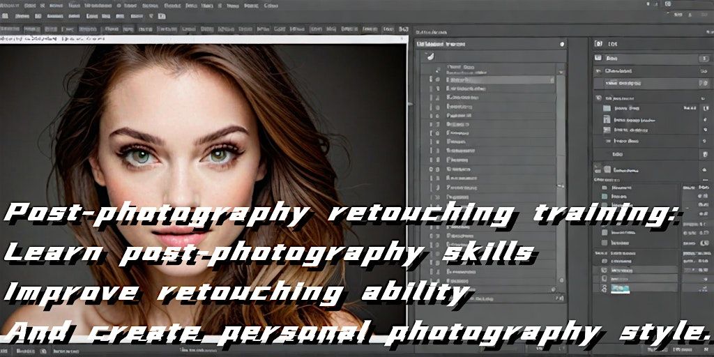 Learn post-photography skills, improve retouching ability, and create perso
