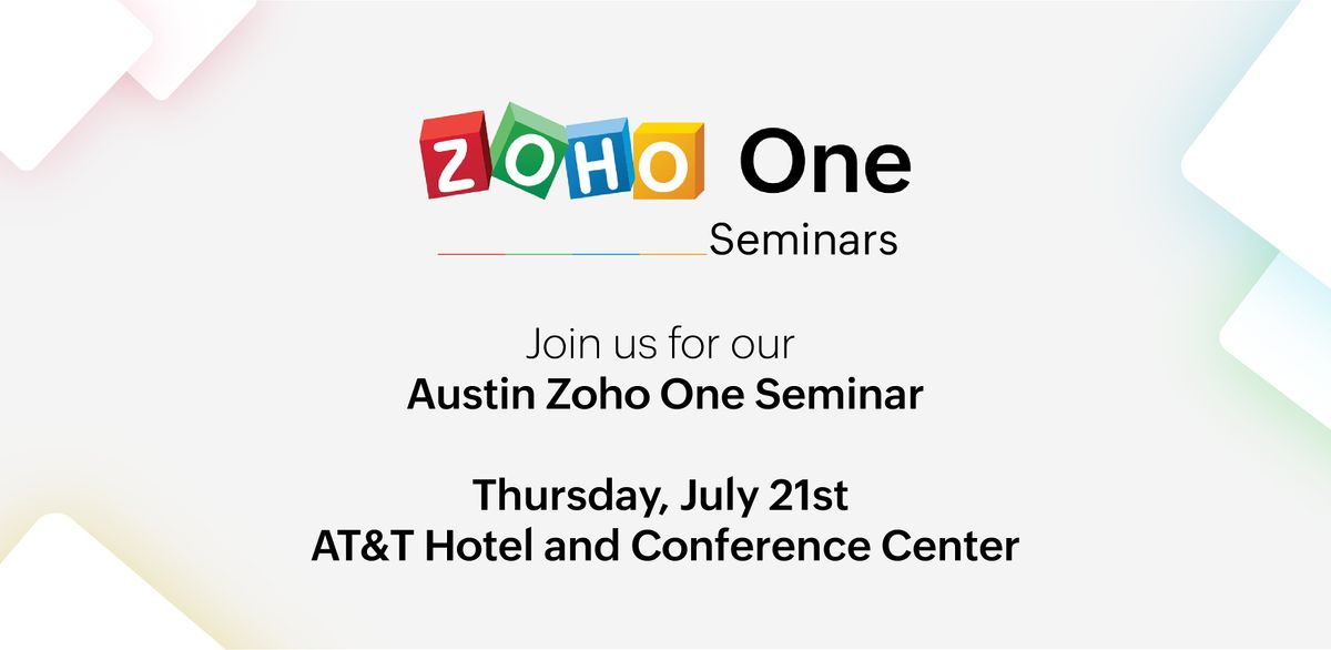 Zoho One Seminar - Austin