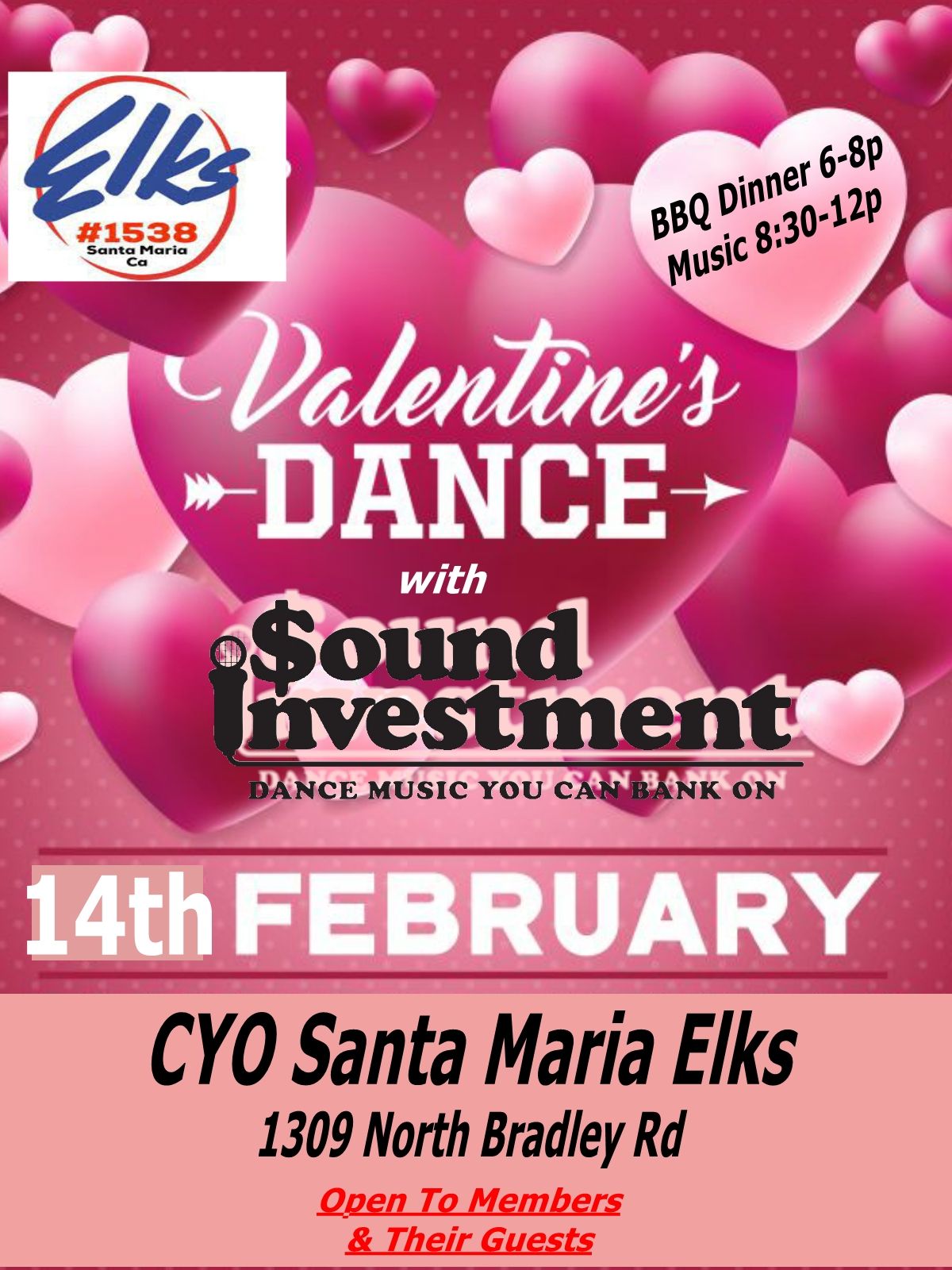 Sound Investment - Santa Maria ELKS CYO Valentine's Dance