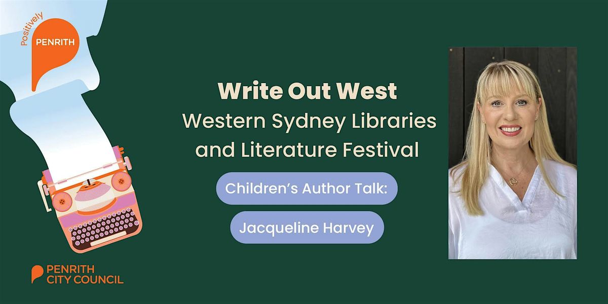 Children\u2019s Author Talk: Jacqueline Harvey