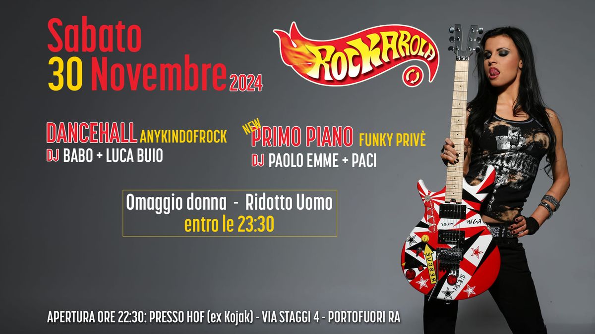 Sabato 30 novembre - ROCKAROLA ritorna al KOJAK 