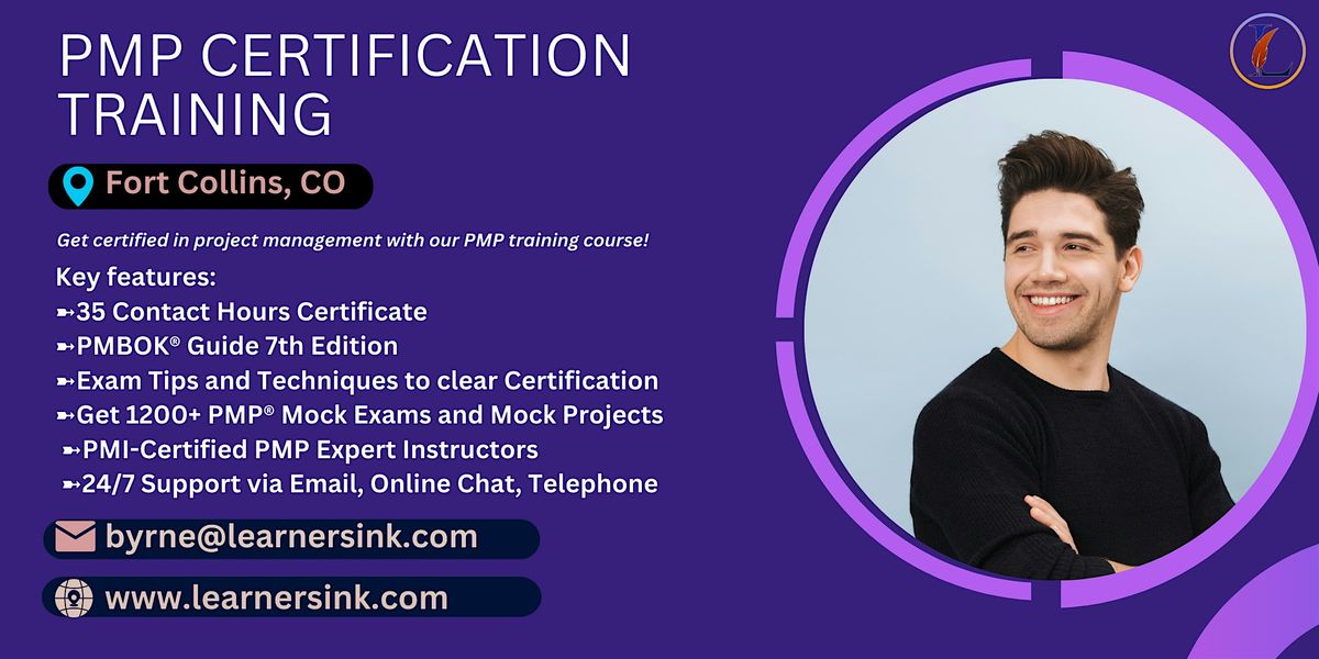 Confirmed PMP exam prep workshop in Fort Collins, CO