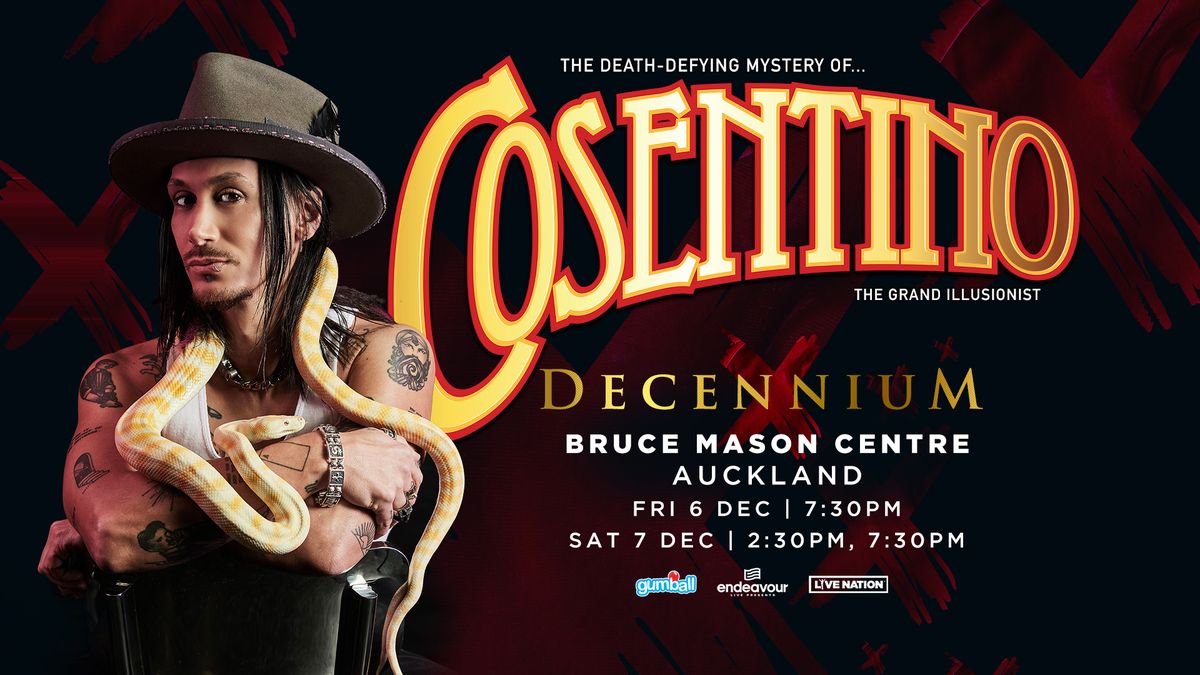 Cosentino 'Decennium' Greatest Hits Tour -  Auckland