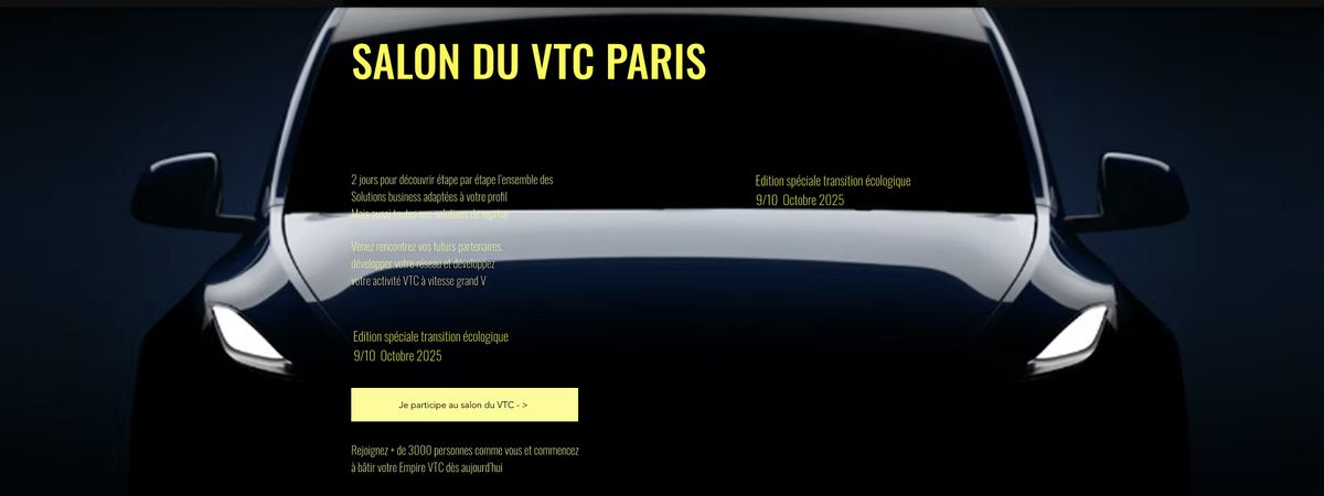 Salon du VTC 9 &10 Octobre  2025