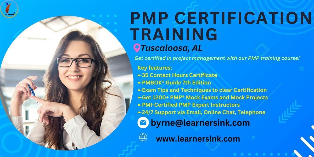 PMP Exam Prep Bootcamp in Tuscaloosa, AL