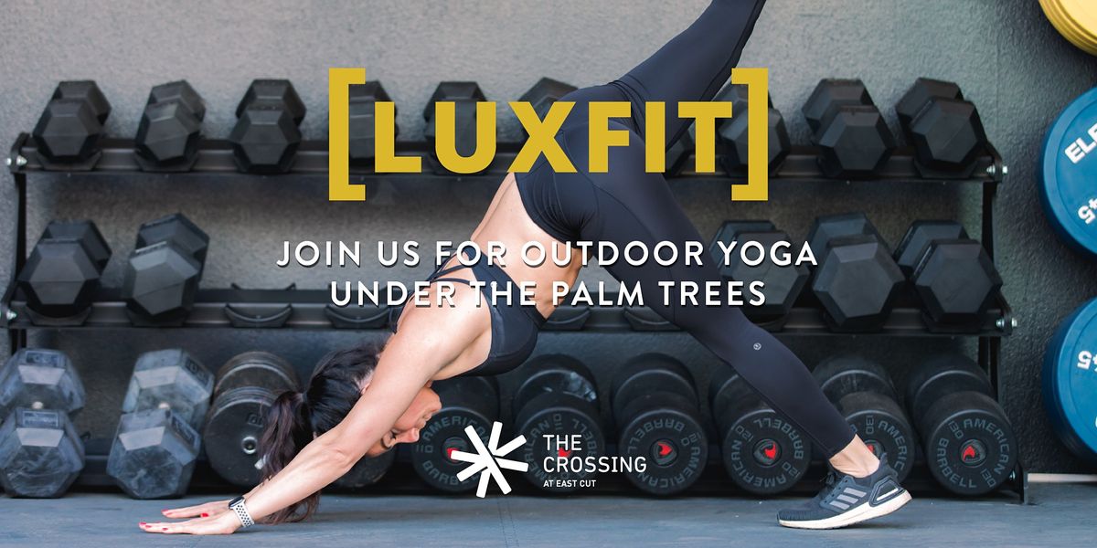 LuxFit Outdoor Yoga under the Palms