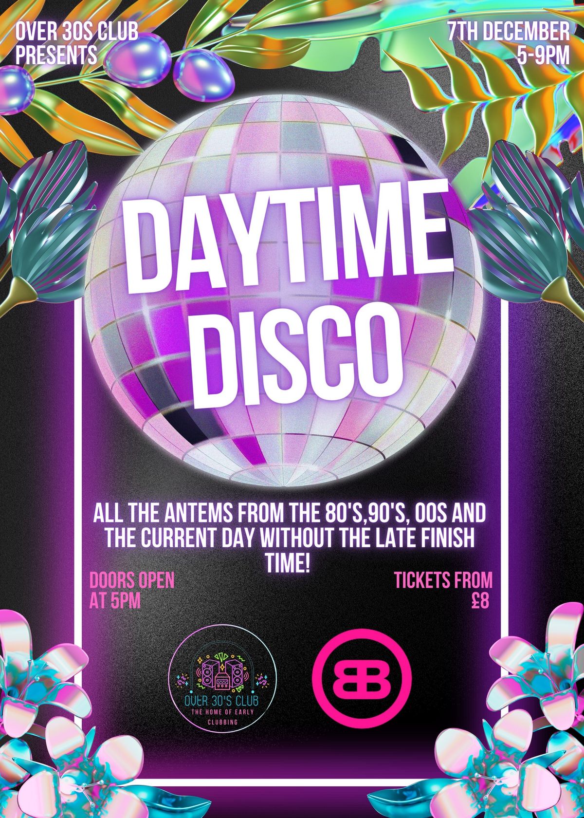 Over 30s Club Presents Daytime Disco - Chelmsford Launch Party 