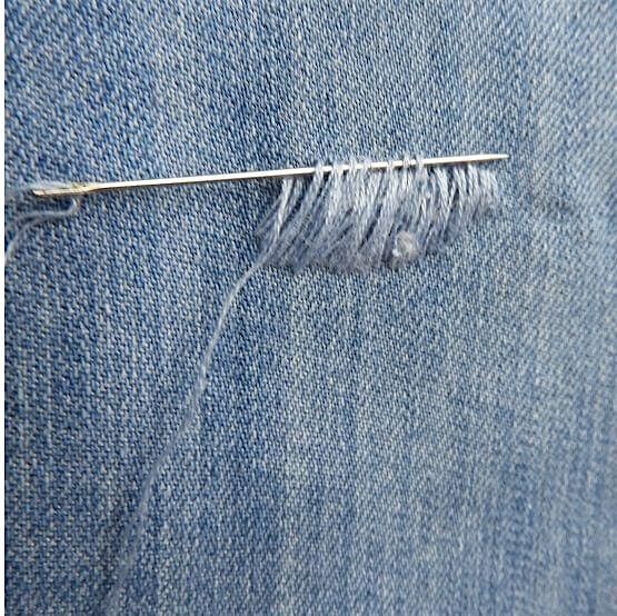 Mend Your Jeans Crotch