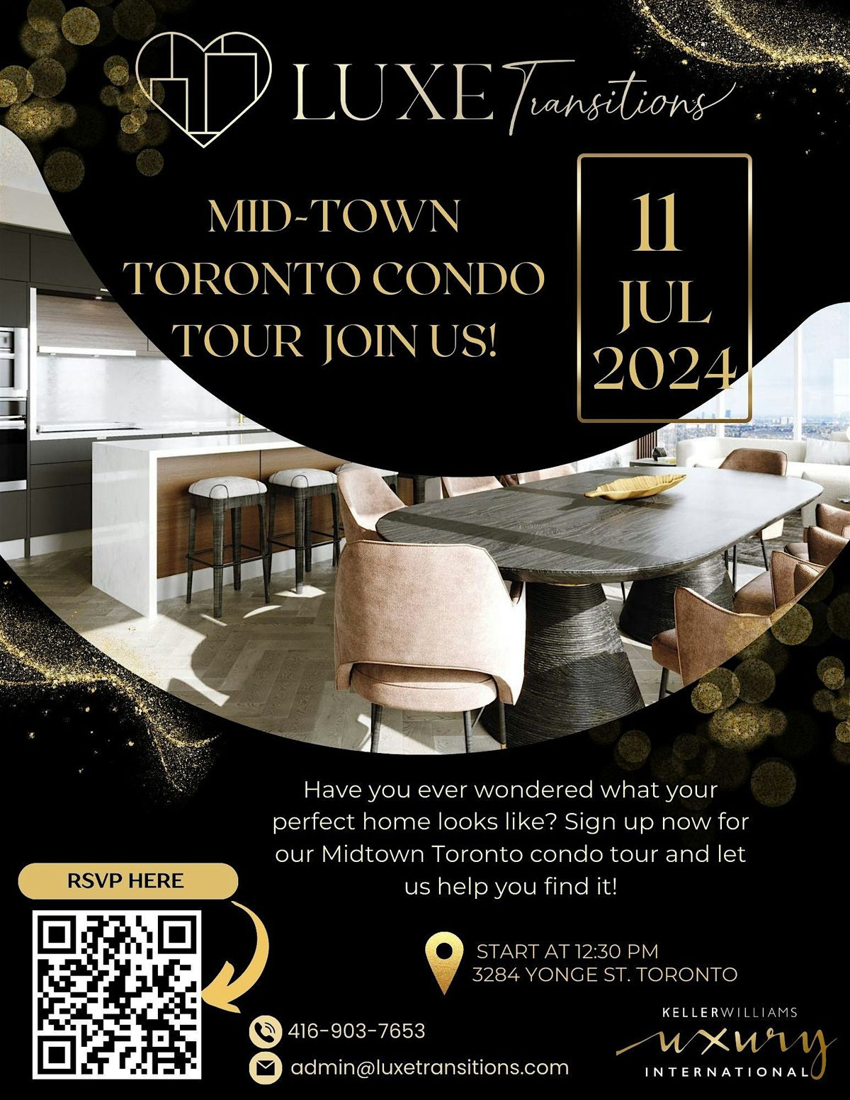 FREE Mid-Town Toronto Condo Tour July 11 2024