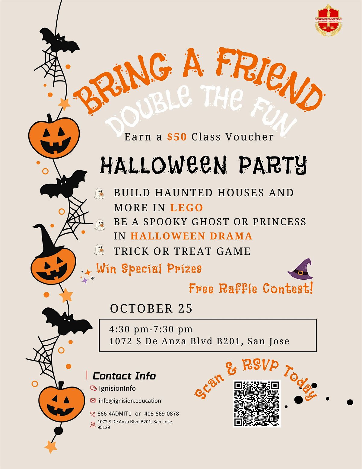 Bring A Friend Double the Fun Halloween Party